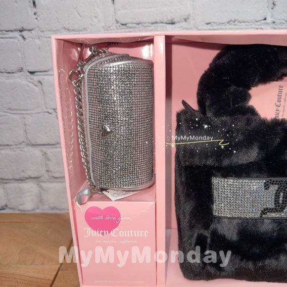Juicy Couture Free Love Fluffy Tote Bag Gift Set - Picture 3 of 4